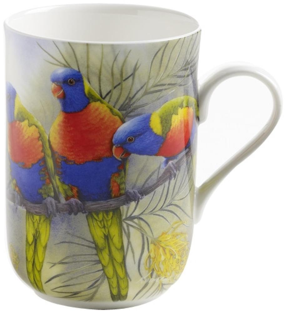 Becher 330 ml LORIS Birds of Australia / Maxwell & Williams / Bone China / Katherine Castle / Kaffeebecher / Pott Bild 1