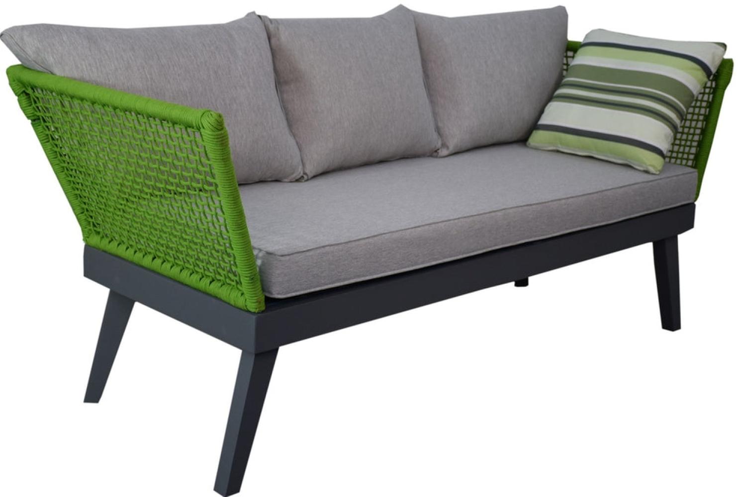 Luxus Premium Garten Lounge Sofa SET Gartensofa Gartenmöbel grün NEU Bild 1