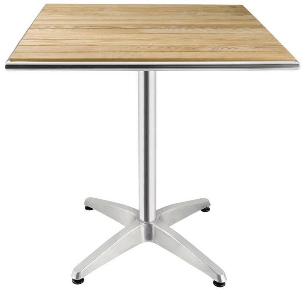 Bolero quadratischer Tisch Eschenholz 1 Bein 70cm Bild 1