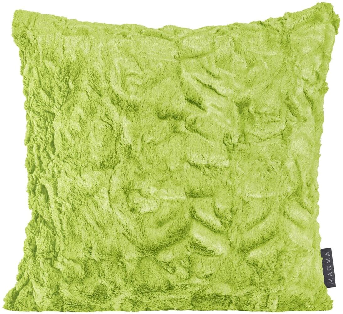 Magma Dekokissenhülle Fluffy | 50x50 cm | grün Bild 1