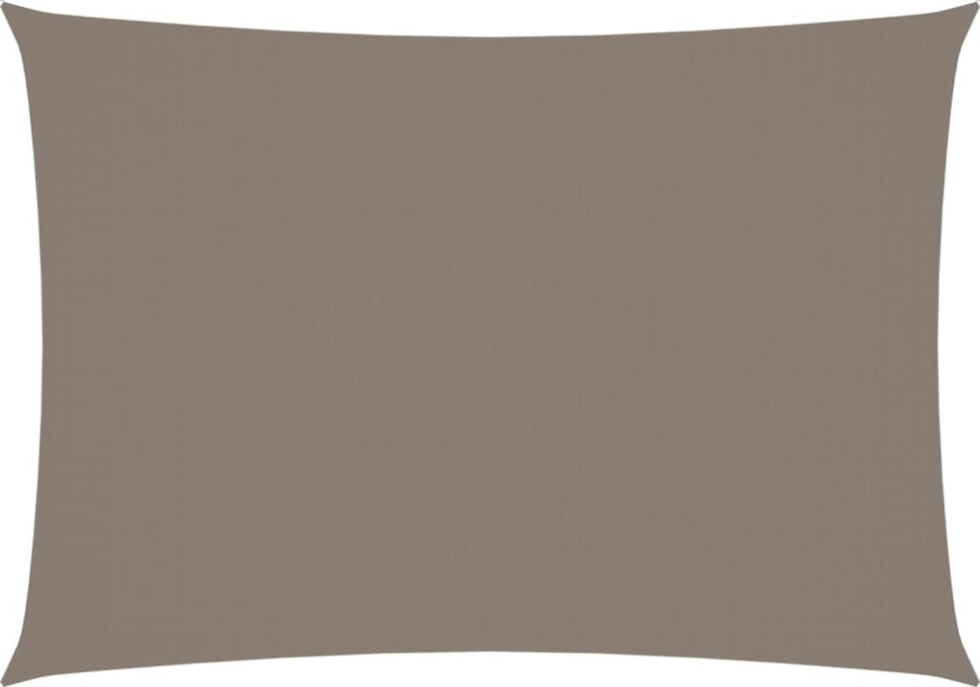 vidaXL Sonnensegel Oxford-Gewebe Rechteckig 3x5 m Taupe Bild 1