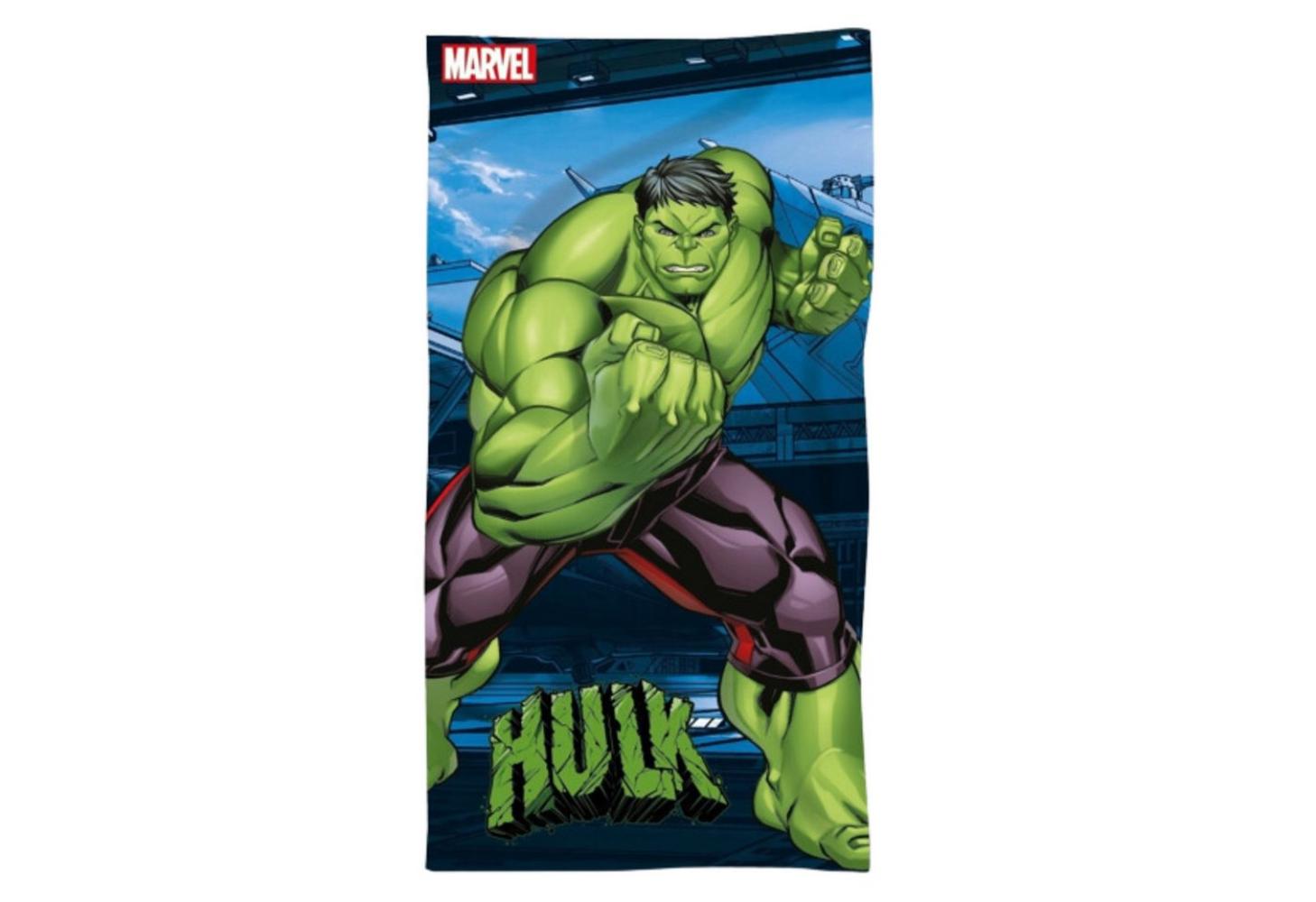 MARVEL Strandtuch Marvel Avengers HULK Mikrofaser Badetuch XL 70x140 cm, Microfaser Bild 1