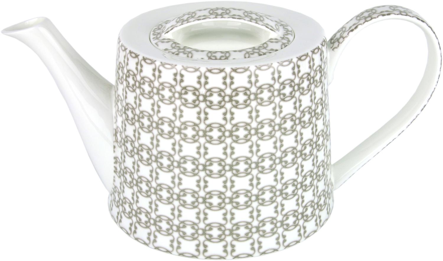 Teekanne Ringe Modern Dekor Jameson & Tailor Kanne Deckel Porzellan Bild 1
