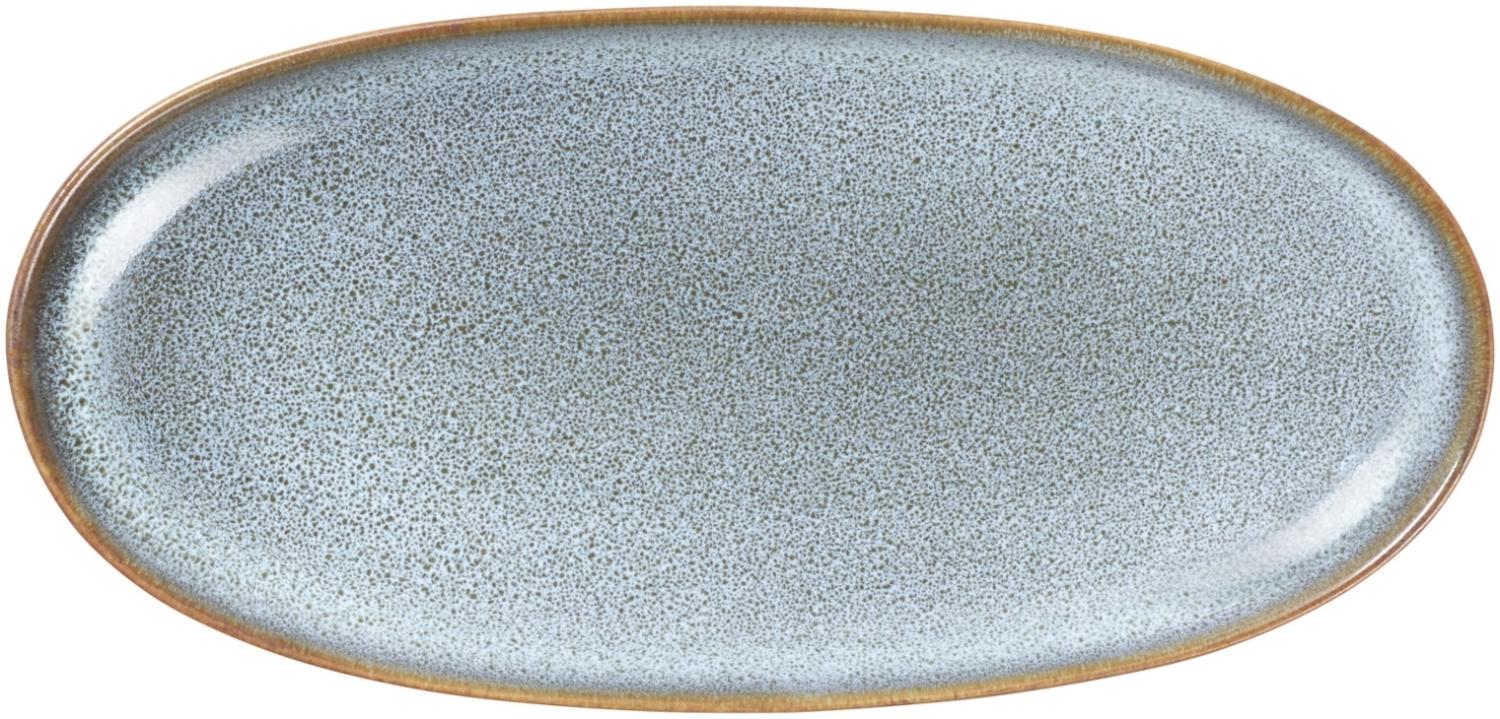 ASA Selection Aperitifteller oval Denim, Steinzeug, Blau, 20 x 10 cm, 27121118 Bild 1