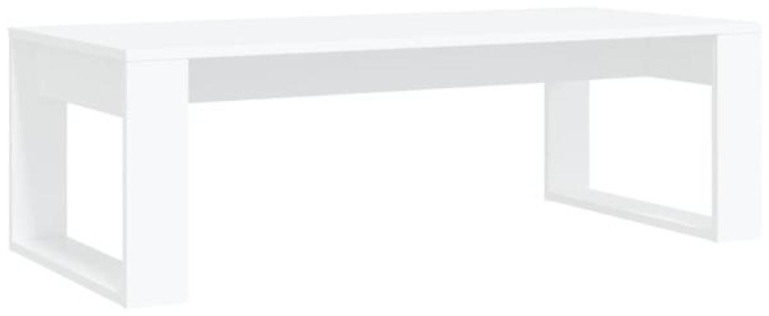 vidaXL Couchtisch Weiß 110x50x35 cm Spanplatte [808612] Bild 1