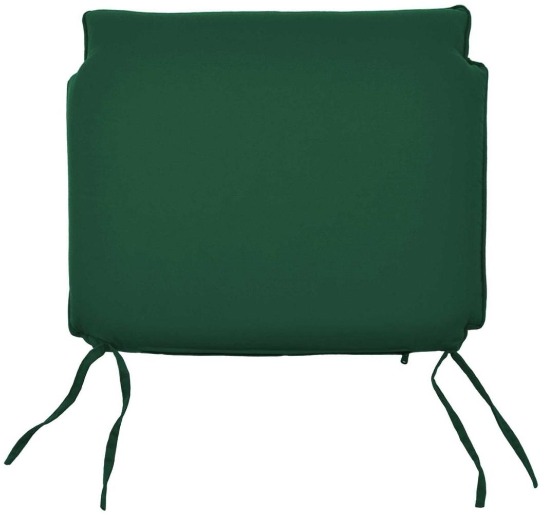 Sitzauflage 48 cm x 50 cm für Stapelstuhl Bari / Cosenza - grün Bild 1