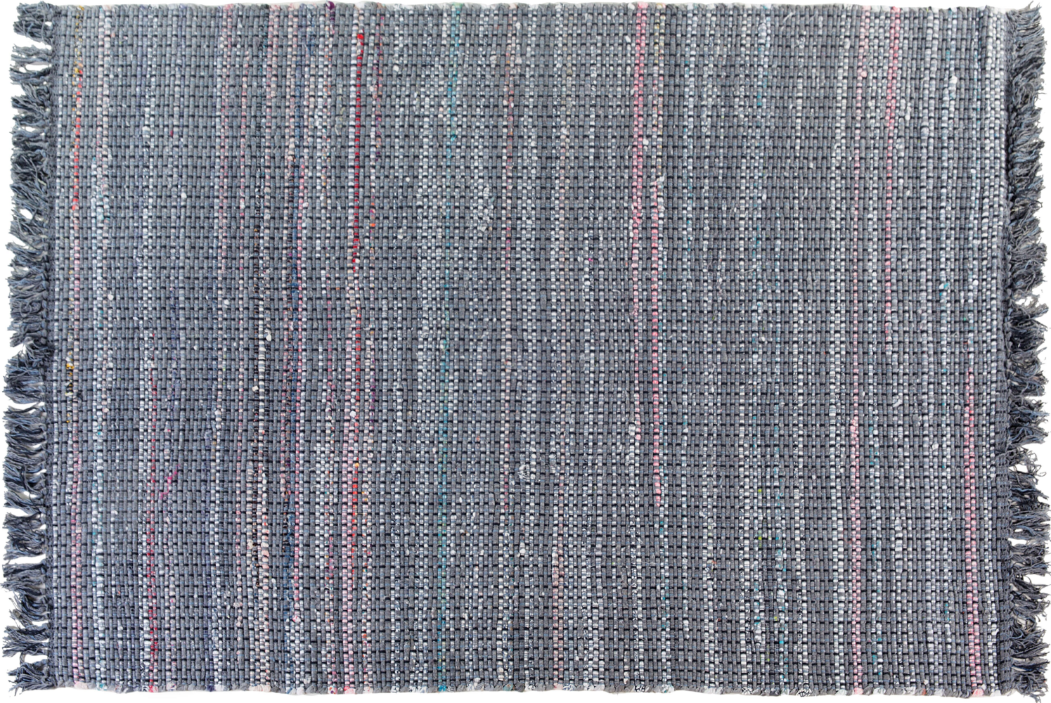 Teppich grau 140 x 200 cm Kurzflor BESNI Bild 1