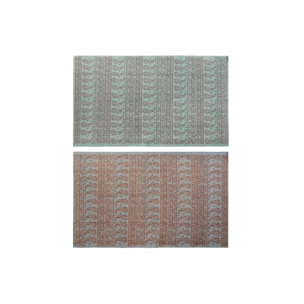 Teppich DKD Home Decor 120 x 180 x 0,4 cm Blau Polyester grün Araber (2 Stück) Bild 1
