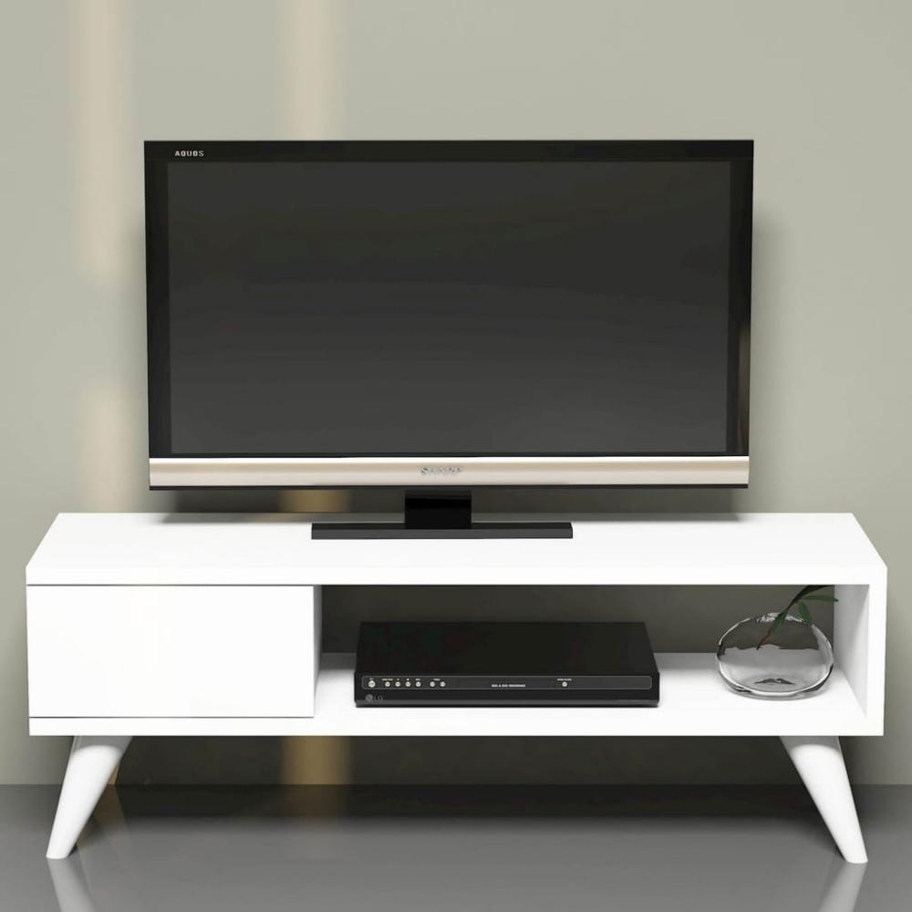 Homemania TV-Schrank Maya 90x30x33 cm Weiß Bild 1