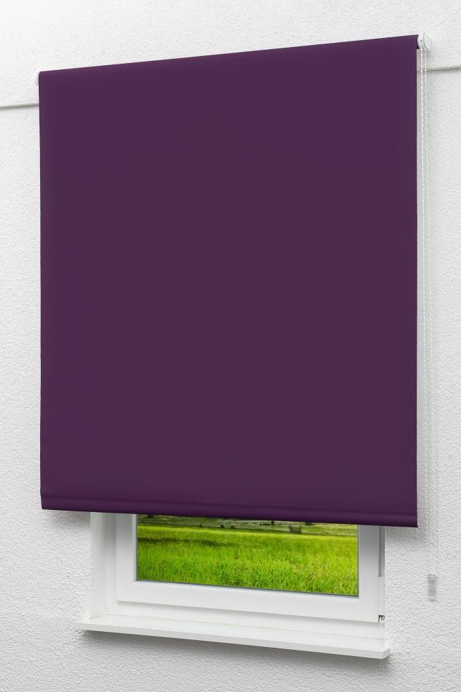 Lysel Outlet - Verdunkelungsrollo Purpurviolett, (B x H) 122.50cm x 190cm in violett/purpurviolett Bild 1