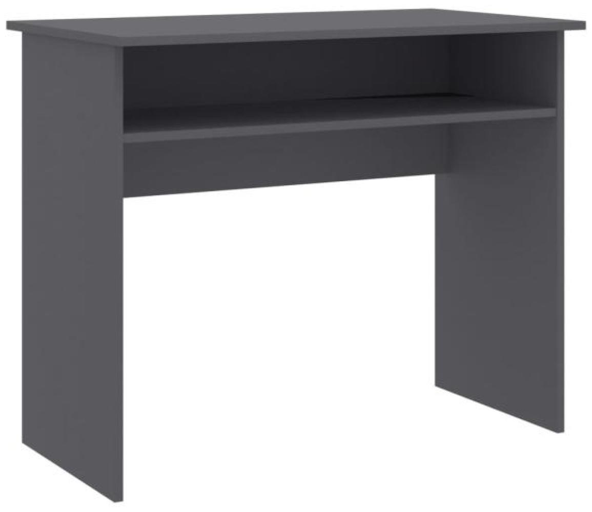 Schreibtisch, Spanplatte Grau, 90 × 50 × 74 cm Bild 1
