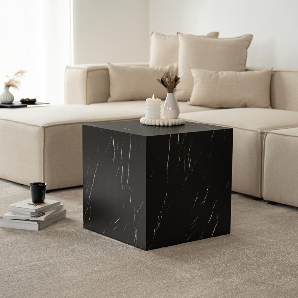 HOME DELUXE Couchtisch Marmor AMIRI M - Schwarz Bild 1