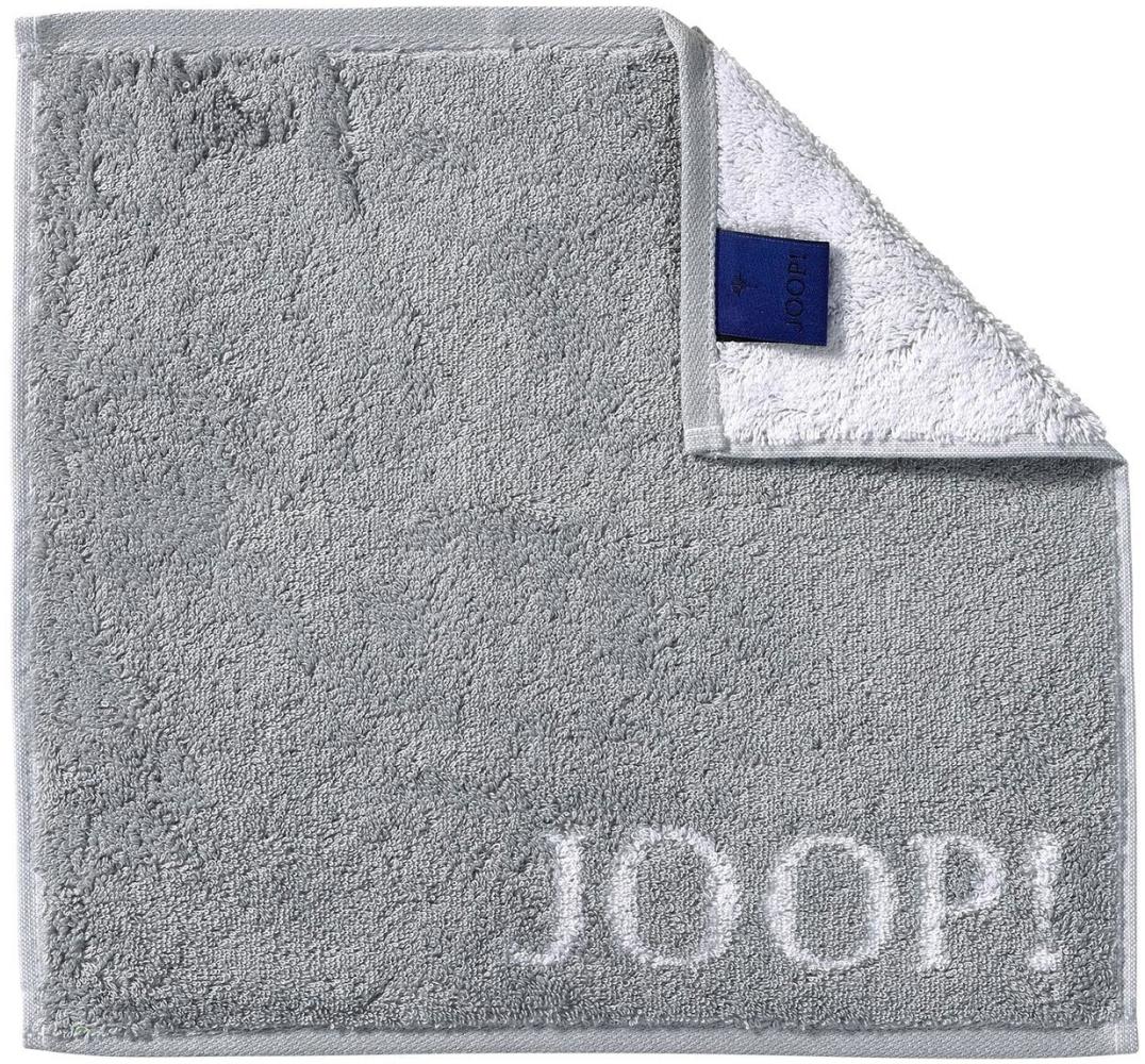 JOOP Frottier Handtücher Classic | Seiflappen 30x30 cm | silber Bild 1