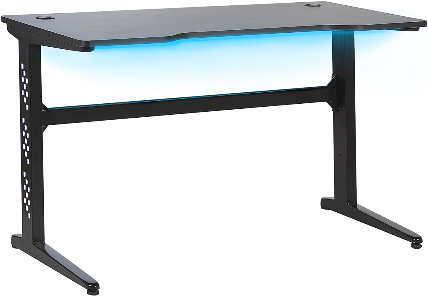 Spieltisch schwarz 120 x 60 cm RGB LED-Beleuchtung DEXTER Bild 1