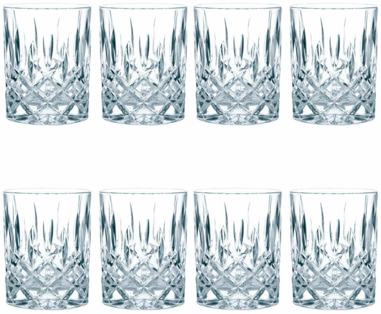 Nachtmann Noblesse Whiskybecher Set, 8er Set, Whiskyglas, Tumbler, Kristallglas, H 9. 8 cm Bild 1