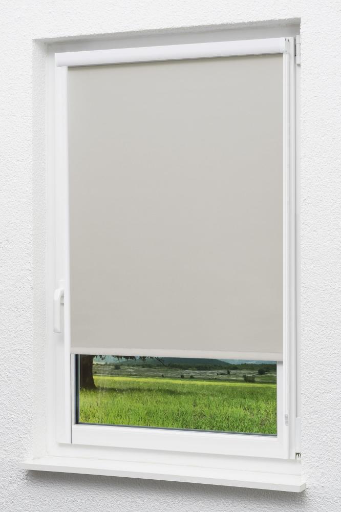 Verdunklungsrollo Kassettenrollo VD Blenden Elfenbein, LYSEL®, abdunkelnd, HxB 175x60cm Bild 1