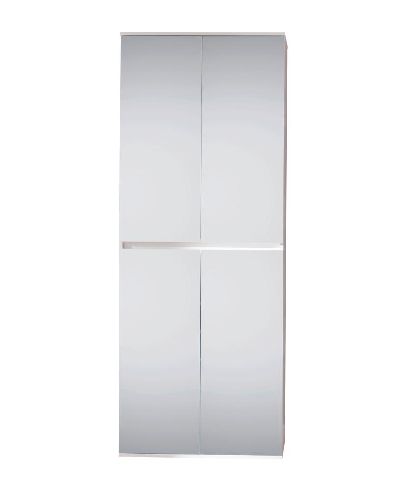 trendteam smart living 'Mirror' Garderobenschrank mit mit Spiegeltüren, weiß, 74 x 191 x 34 cm Bild 1