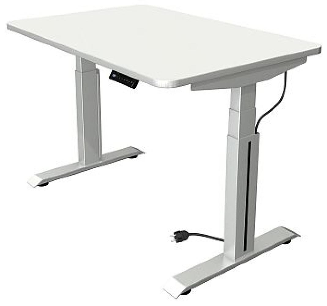 Kerkmann 10010410 Schreibtisch- Stehtisch Move Professional 1200 x 800 mm elektrisch höhenverstellbar Weiß Bild 1