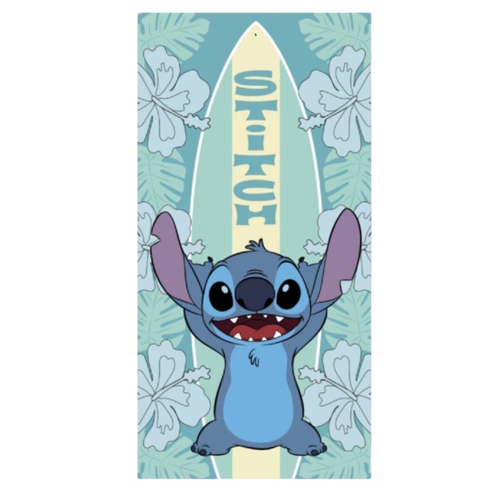 Lilo & Stitch Kinderhandtuch Baumwoll-Strandtuch Farbenfrohes Poolhandtuch, 70cm x 140cm Bild 1