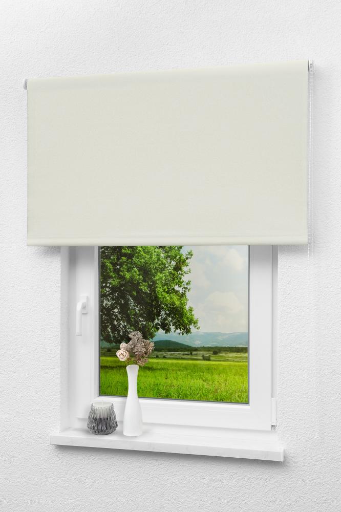 Lysel Outlet - Verdunkelungsrollo Kieselgrau, (B x H) 122.50cm x 190cm in grau/kieselgrau Bild 1