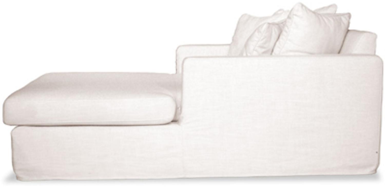 Casa Padrino Luxus Wohnzimmer Couch Weiss - Luxus Qualität - Schlafcouch Bild 1