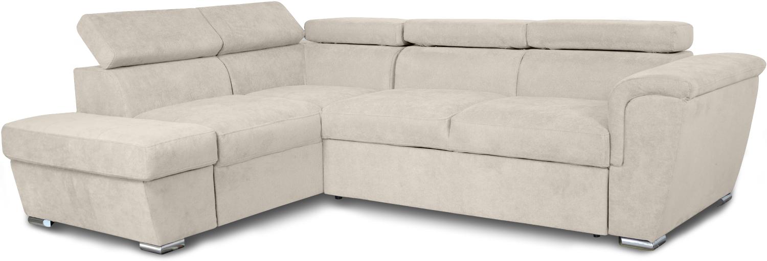 Louis Ecksofa Links, Giulia - Beige Bild 1