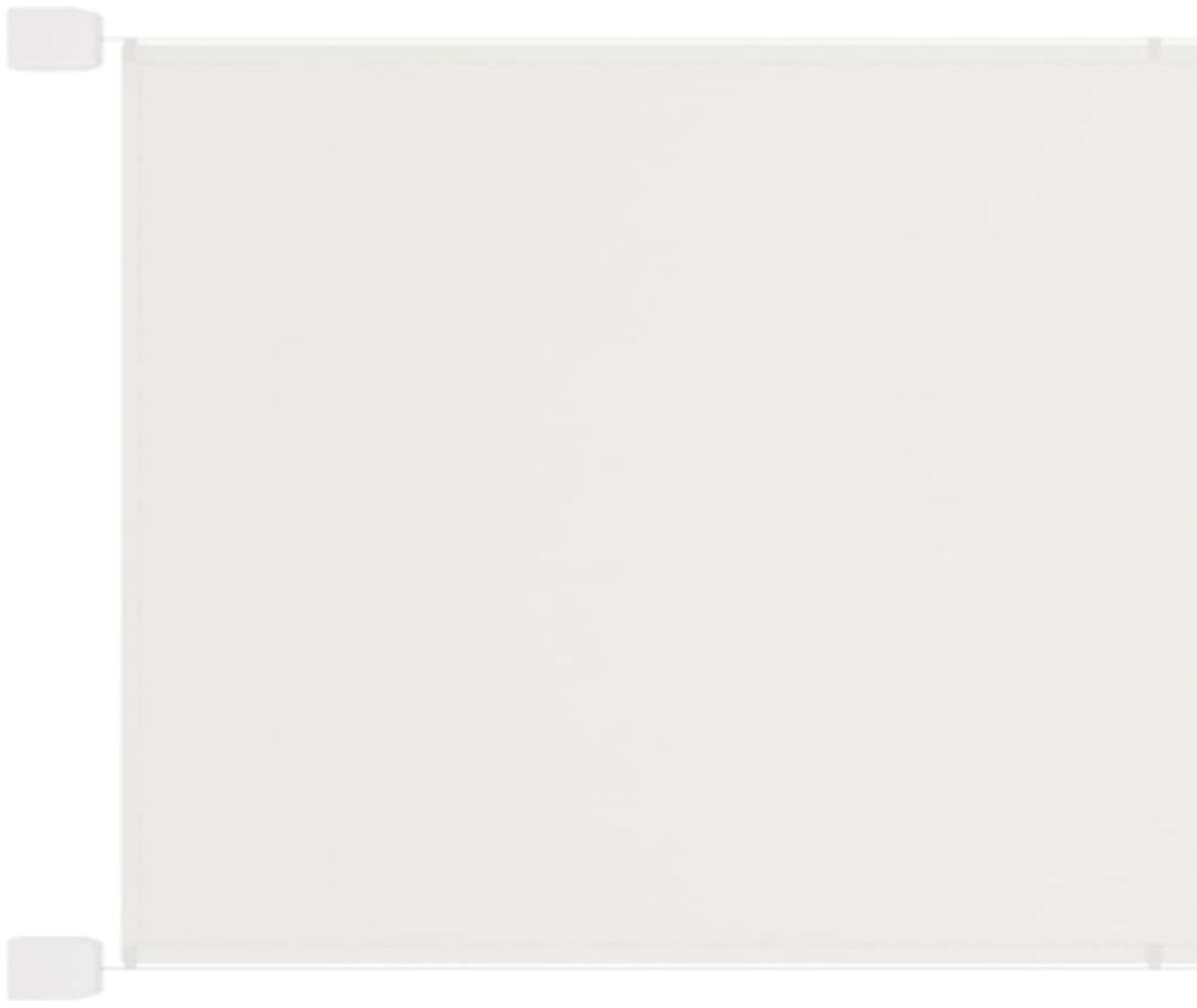 vidaXL Senkrechtmarkise Weiß 250x420 cm Oxford-Gewebe Bild 1