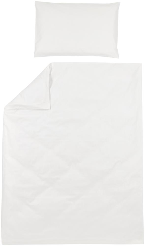 Meyco Uni Bettbezug Offwhite 120 x 150 cm Weiß off white Bild 1