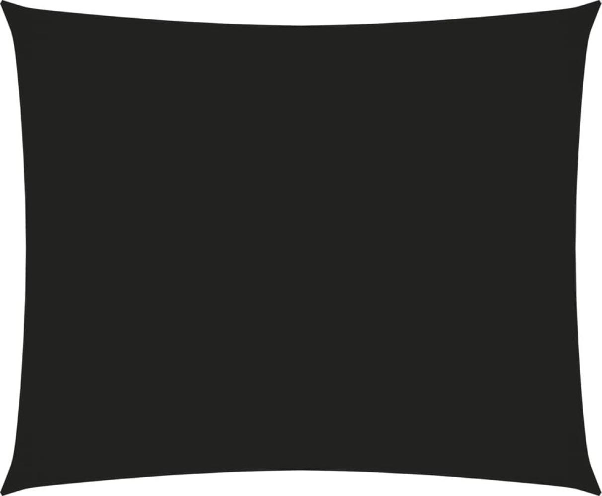 vidaXL Sonnensegel Oxford-Gewebe rechteckig 3x4 m Schwarz Bild 1
