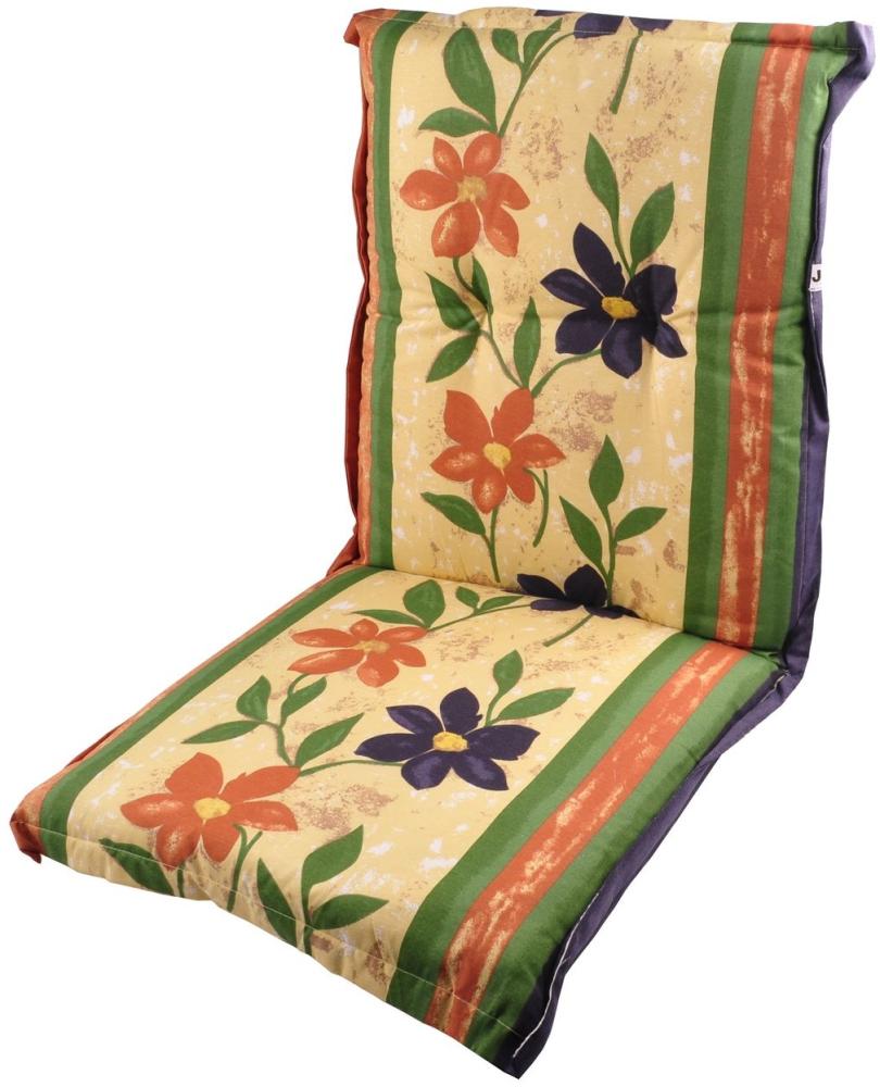 Polsterauflage für Niedriglehner-Gartenstühle Sitzkissen Sesselauflage Auflage Bild 1