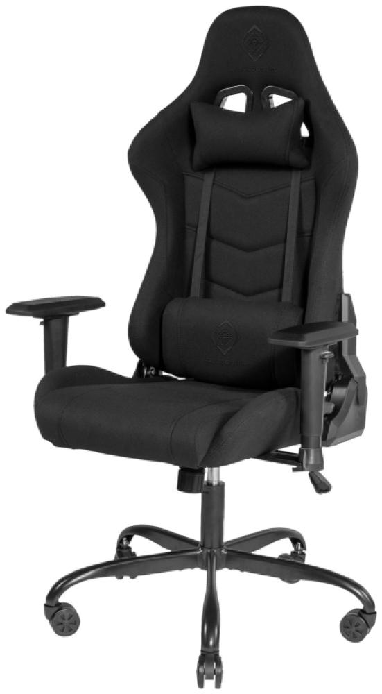 DELTACO Gaming Stuhl Jumbo Gamer Stuhl 110kg schwarz Canvas Bild 1