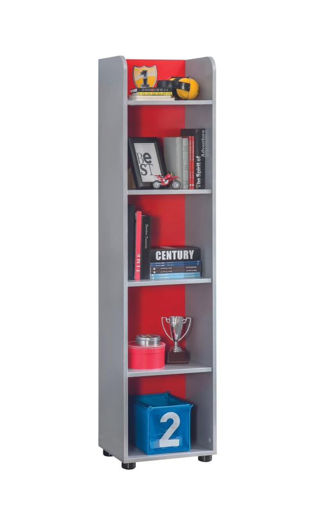 Cilek Pitstop Bücherregal in Rot Spielzeugregal Kinderzimmerregal kombinierbar Bild 1