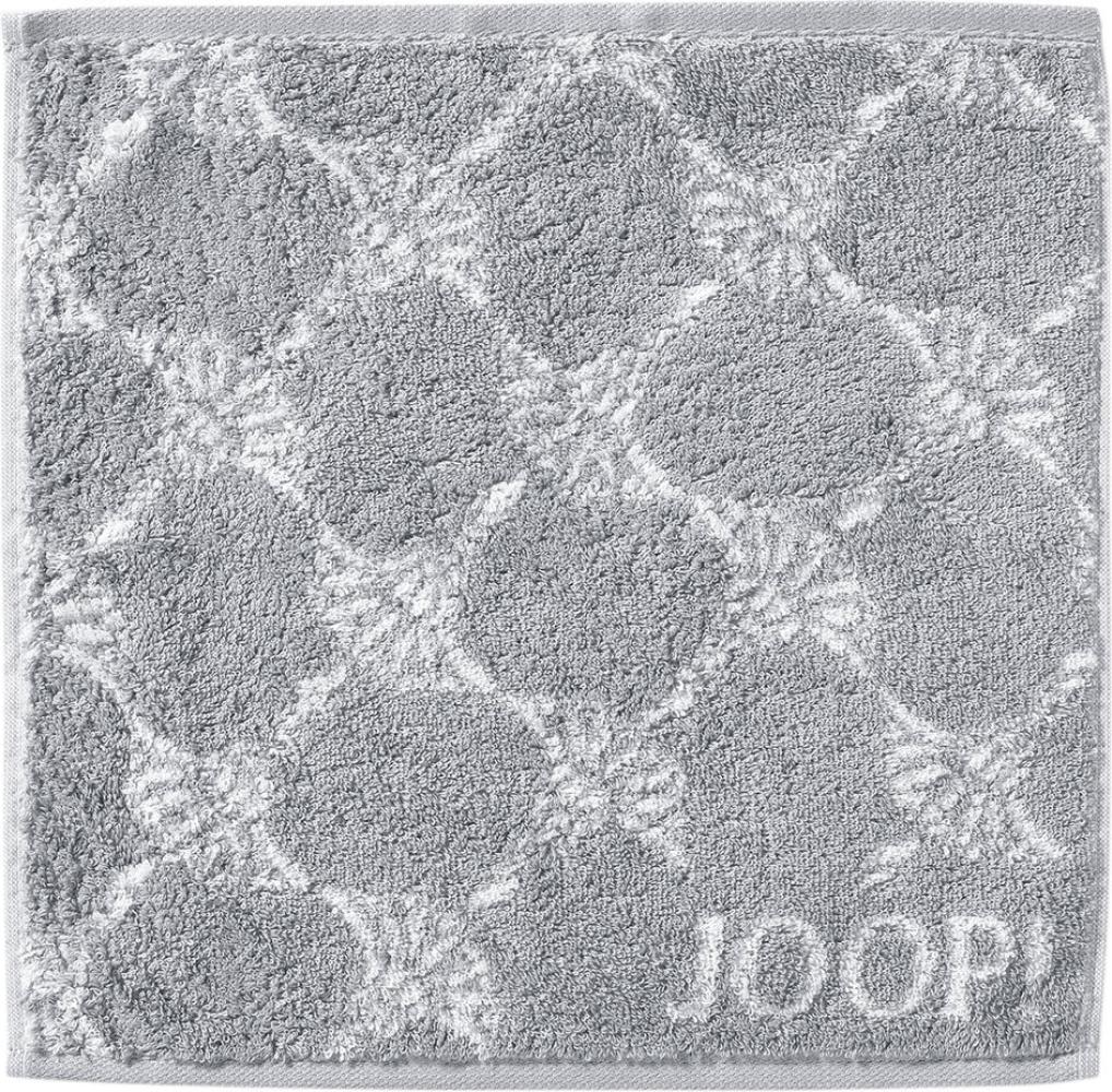 JOOP Frottier Handtücher Cornflower | Seiftuch 30x30 cm | silber Bild 1
