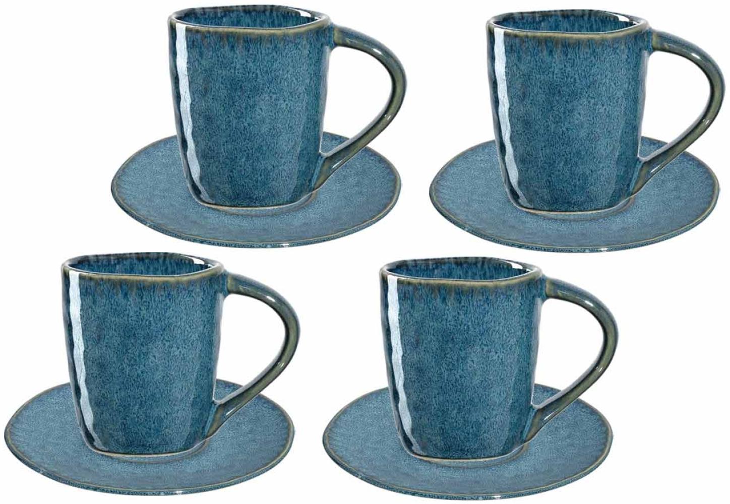 Leonardo MATERA Espresso Set blau 8-teilig Bild 1