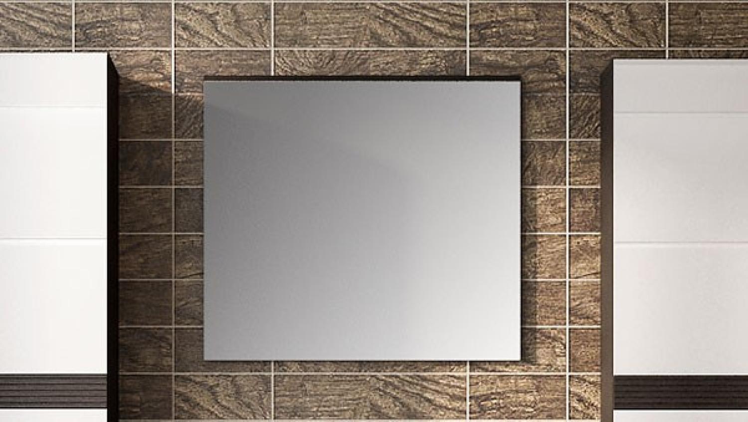 Spiegel Wandspiegel Badspiegel eiche dunkel 60cm Bild 1