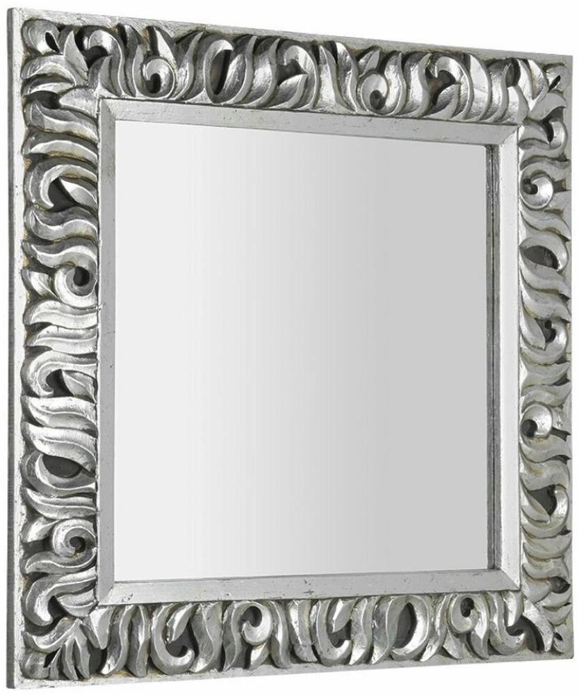 ZEEGRAS Rahmenspiegel, 90x90cm, Silber Bild 1