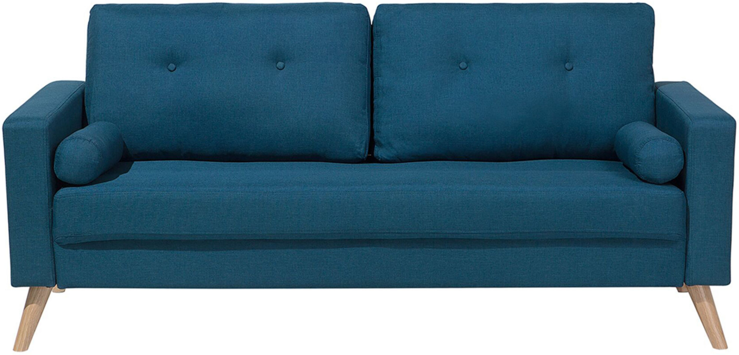 2-Sitzer Sofa Polsterbezug dunkelblau KALMAR Bild 1