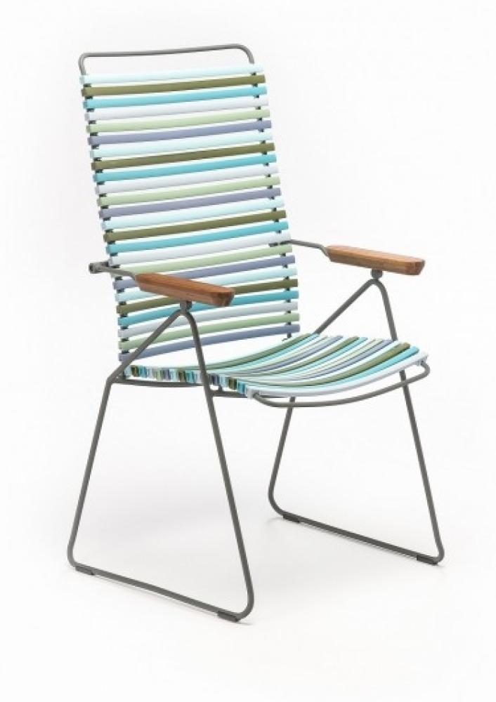 Outdoor Stuhl Click verstellbare Rückenlehne Multi-Color 2 Bild 1