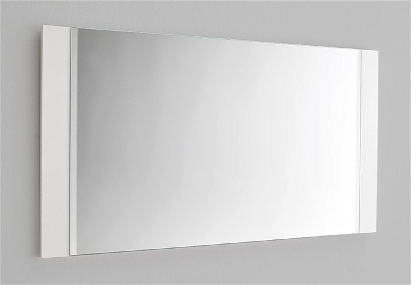 Spiegel OCEAN Wandspiegel Garderobenspiegel weiß Hochglanz Bild 1