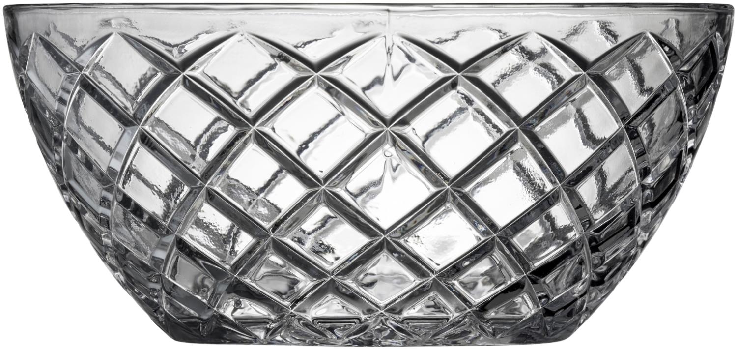 Lyngby Glas Salatschüssel Sorrento, Servierschale, Schale, Glas, Klar, 24 cm, 29035 Bild 1