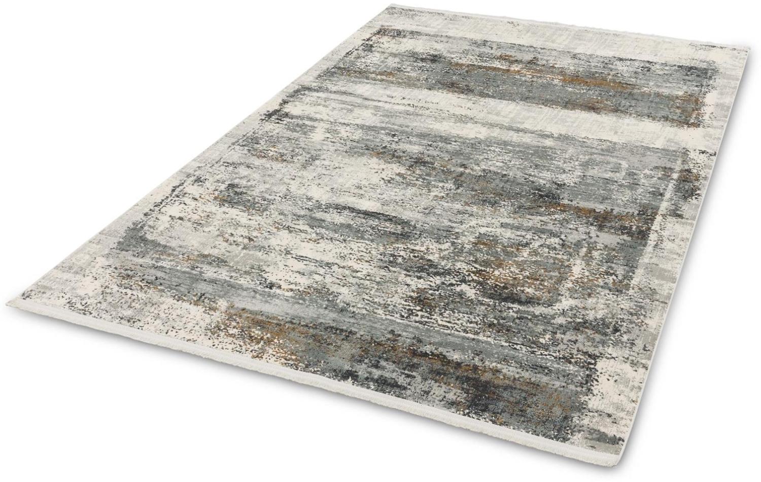Teppich in creme/kupfer Allover aus 50% Viskose, 50% Acryl - 150x80x0,6 (LxBxH) Bild 1