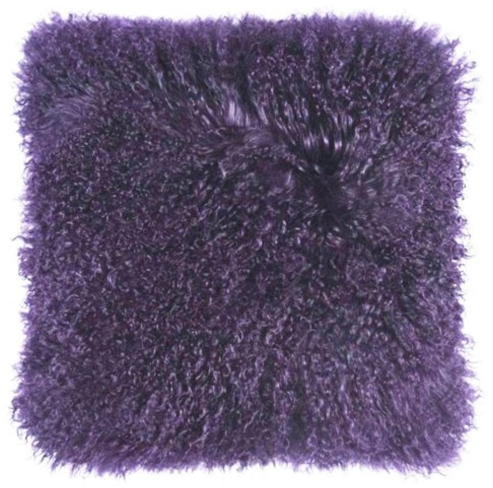 pad Kissenhülle Lammfell Kissen Glory Purple Violett (40x40cm) 10182-S40-4040 Bild 1