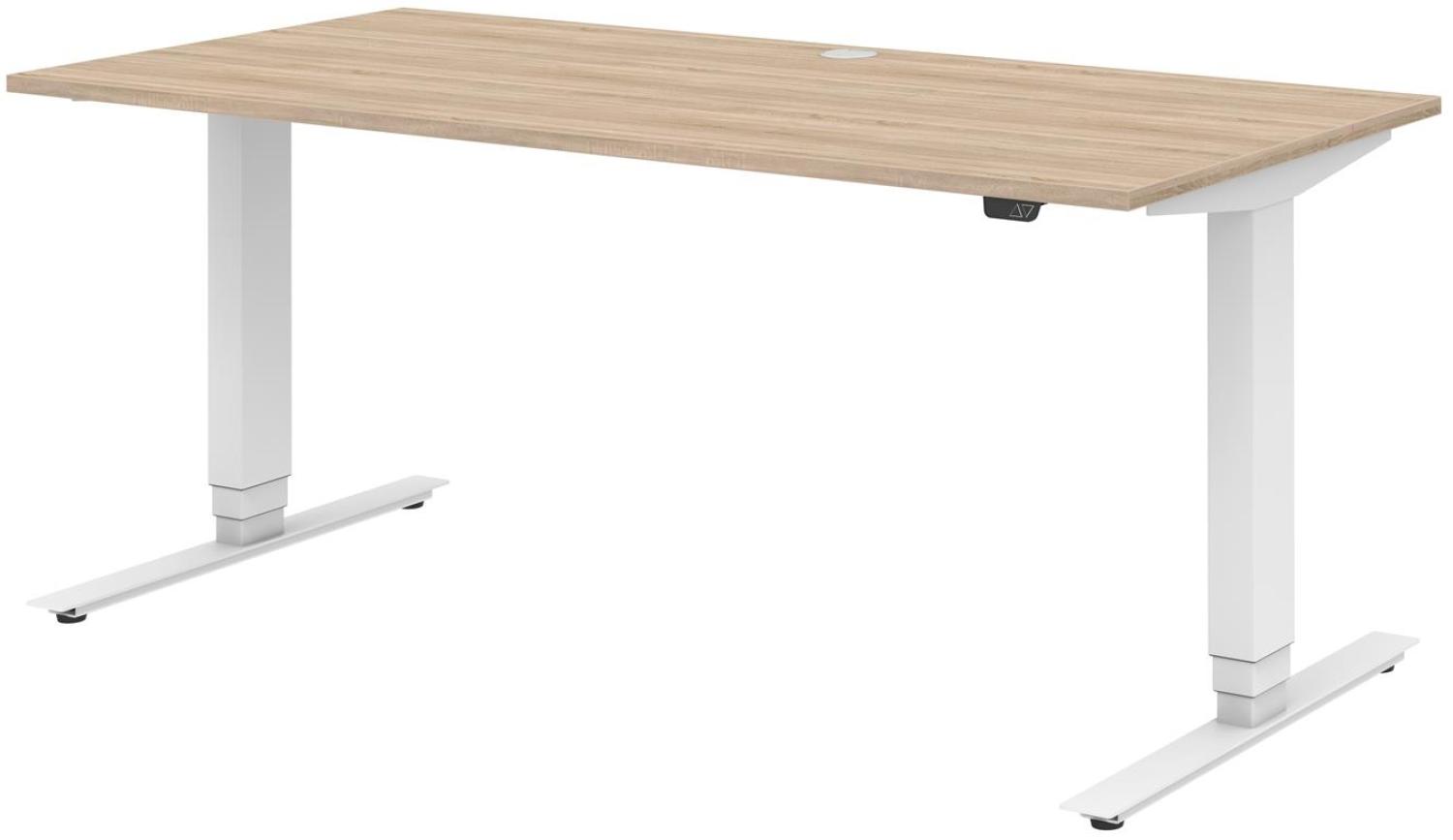 Schreibtisch in Sonoma Eiche - 160x128x70cm (BxHxT) Bild 1