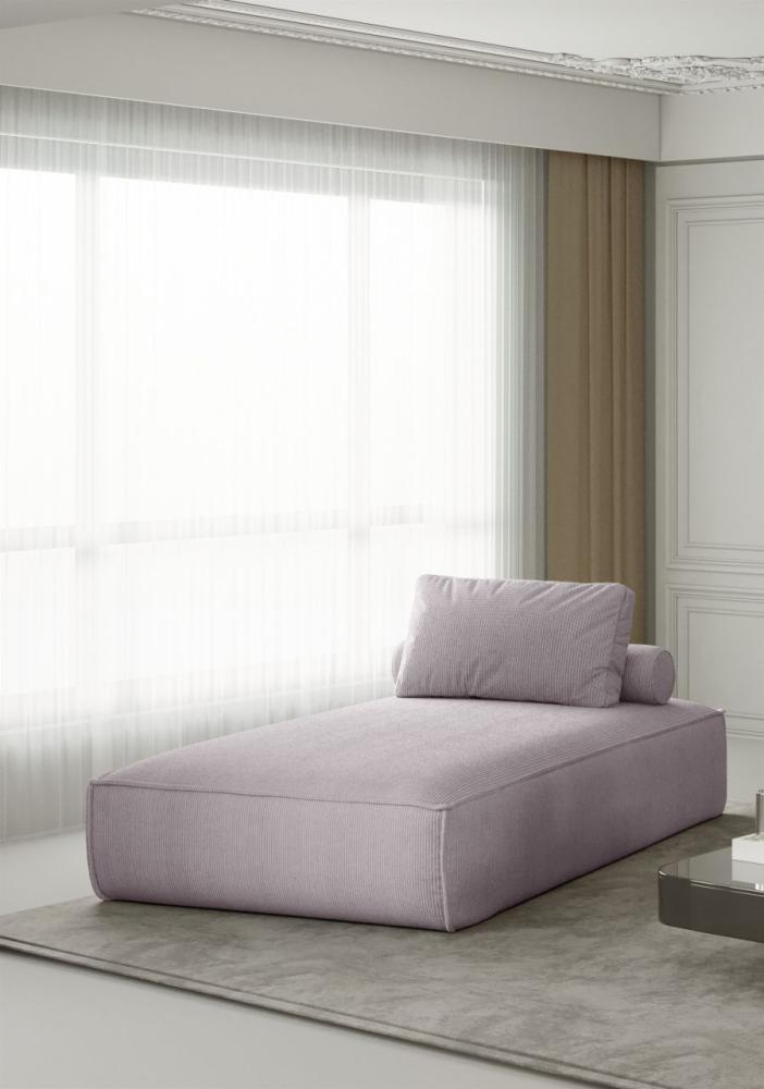 Chaiselongue Sezlong Liege CELES in Stoff Scala Flieder Bild 1