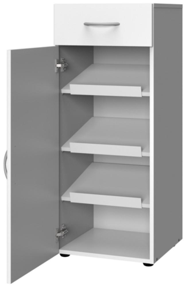 Wimex Multiraumkonzept Schuhschrank 1 Tür 1 Schublade Weiß Holzwerkstoff Bild 1