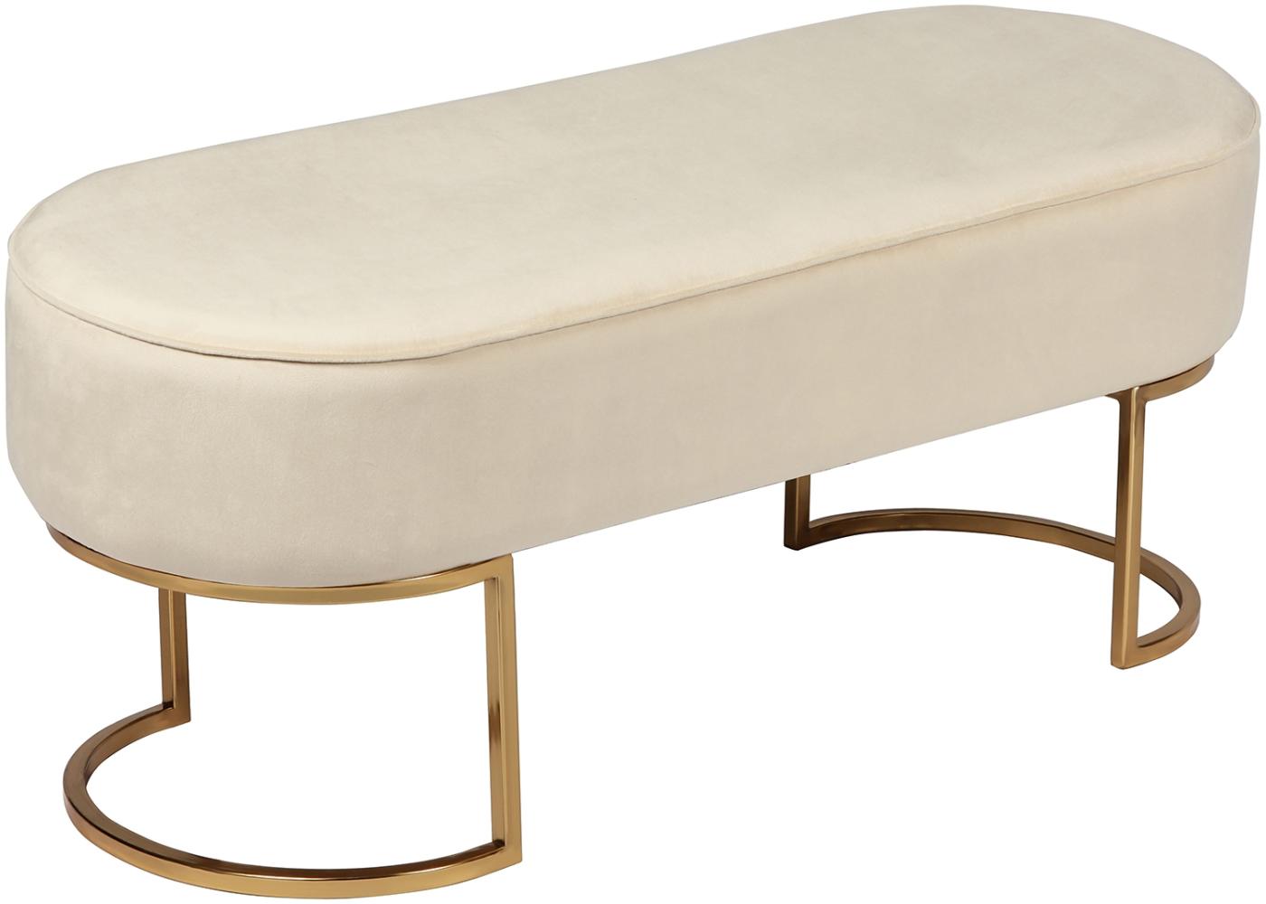 Sitzbank Athea 225 Creme / Gold Bild 1