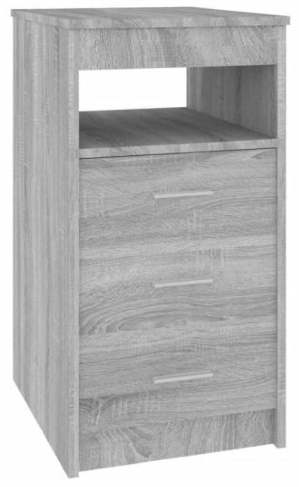 Sideboard mit Schubladen Grau Sonoma 40x50x76 cm Holzwerkstoff Bild 1