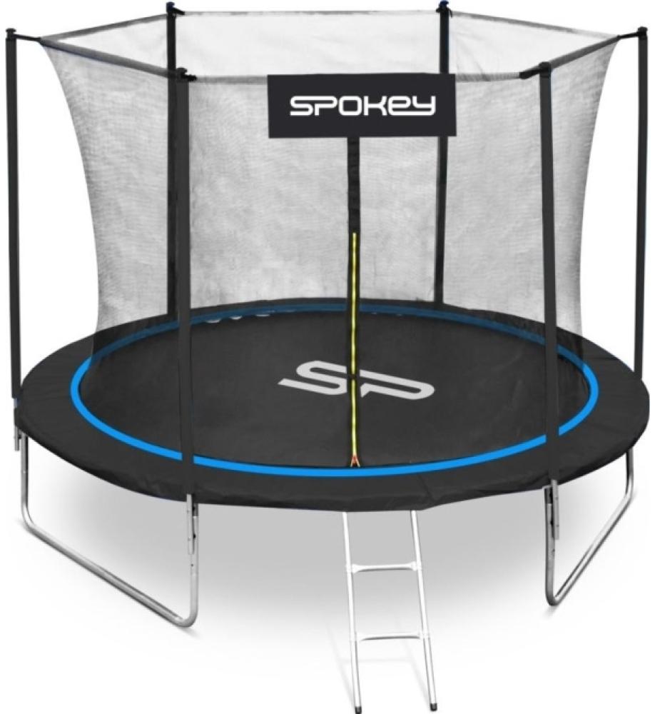 Spokey Garden trampoline with internal mesh Jumper 8FT 244 cm (black and blue) Bild 1