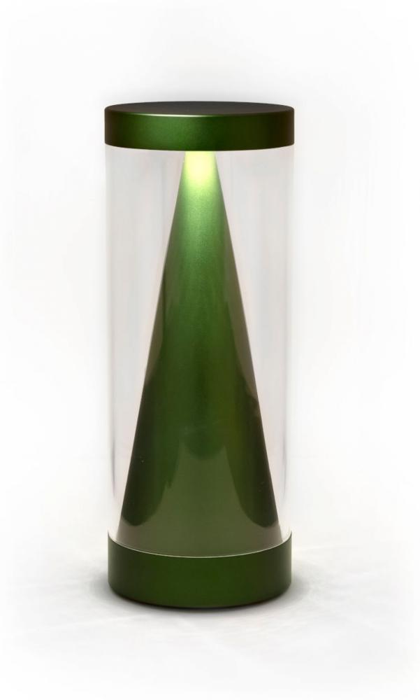 NEOZ kabellose Akku-Tischleuchte APEX UNO LED-Lampe dimmbar 1 Watt 20,8xØ8 cm Forest Green (Aluminium eloxiert) Bild 1