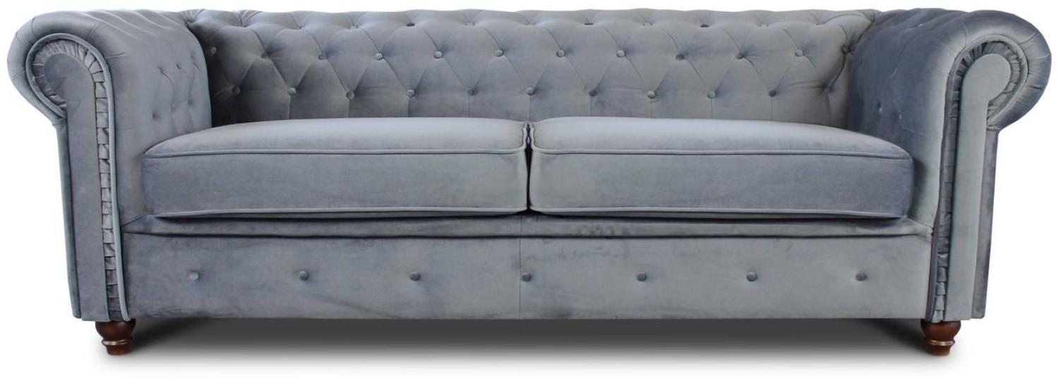 Sofnet Sofa Asti 3, Chesterfield Sofa 3-er, Sofagarnitur, Glamour Couch Bild 1